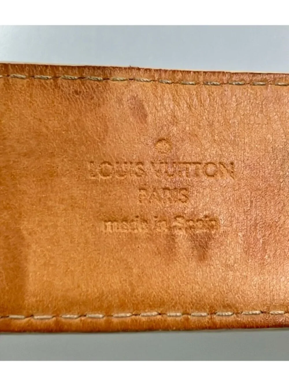 Louis Vuitton Belt Pochette Ceinture Damier Azur